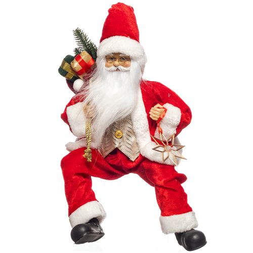 Papai Noel C/ Presentes 45cm em Poliéster Bela Flor