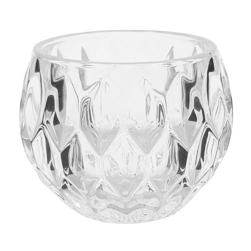 Castiçal Decorativo 5,5x6,5cm em Vidro Megagift