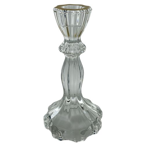 Castiçal Decorativo 8x15,5cm em Vidro Imporiente