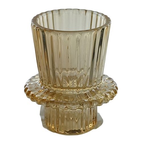 Castiçal Decorativo 5x7cm em Vidro Imporiente