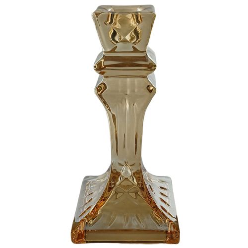 Castiçal Decorativo 7,5x15,5cm em Vidro Imporiente