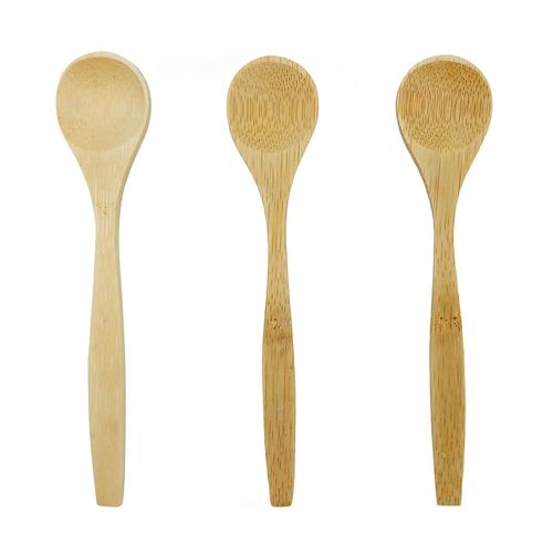 Jogo de Colher 3 Peças 13x3cm em Bambu Top Útil