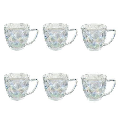 Jogo de Canecas 6 Peças 100ml em Vidro Top Útil