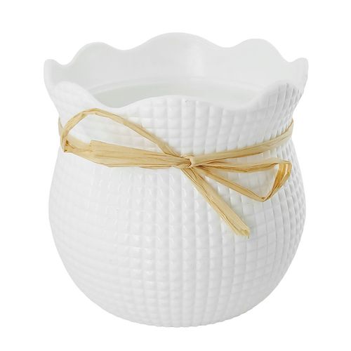 Vaso Laço 10x9cm em Plástico Freecom