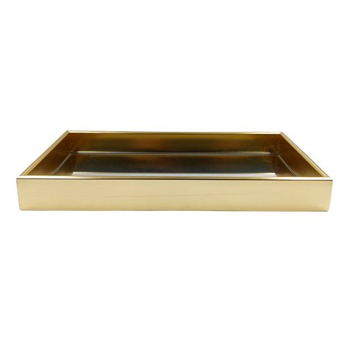 Bandeja Decorativa Retangular 34,5x19,5x4cm em Plástico Y888