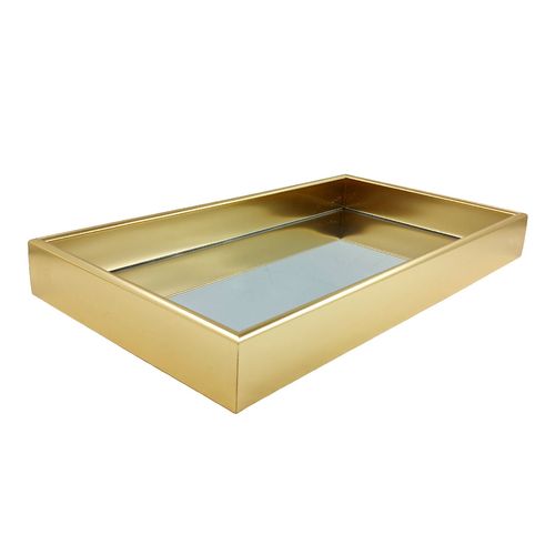 Bandeja Decorativa Retangular 34,5x19,5x4cm em Plástico Y888