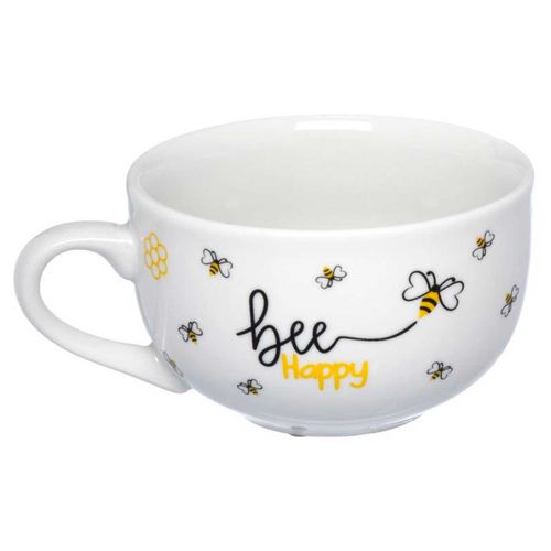 Jogo Xícaras Honey 6 Peças 160ml em Porcelana Hauskraft