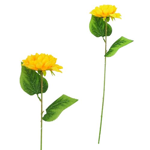 Haste Girassol Artificial 50cm em Plástico Bella Garden