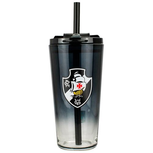 Copo C/ Canudo Vasco 750ml em Vidro Mileno