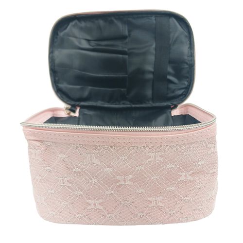 Nécessaire C/ Renda 20,5x12cm em Poliéster Qualis