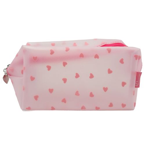 Nécessaire Coração 16,5x10cm em PVC Qualis