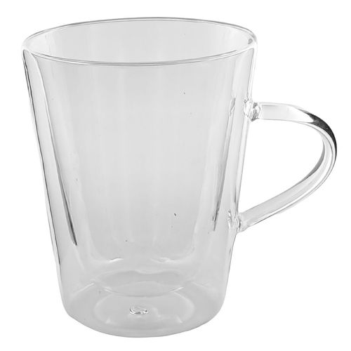 Caneca Parede Dupla 250ml em Vidro Wellmix
