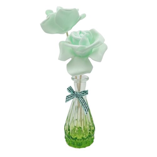 Frasco P/ Difusor Flor 21x5cm em Vidro Fu Xing