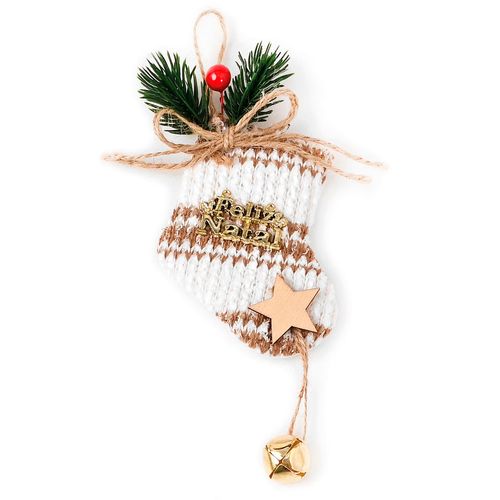 Pendente Bonecos Natalinos 8cm em Poliéster Fartex