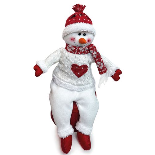 Bonecos Natalinos Perna Longa 45,5cm em Poliéster Wincy