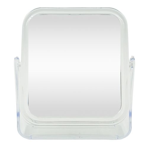 Espelho de Mesa Quadrado 11,5x12cm em Plástico Fu Xing