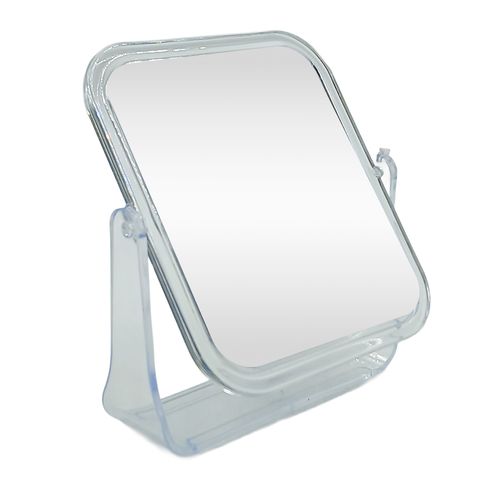 Espelho de Mesa Quadrado 11,5x12cm em Plástico Fu Xing