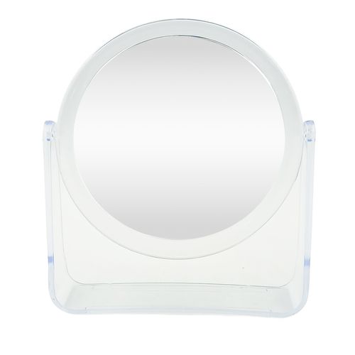 Espelho de Mesa Oval 13x13,5cm em Plástico Fu Xing