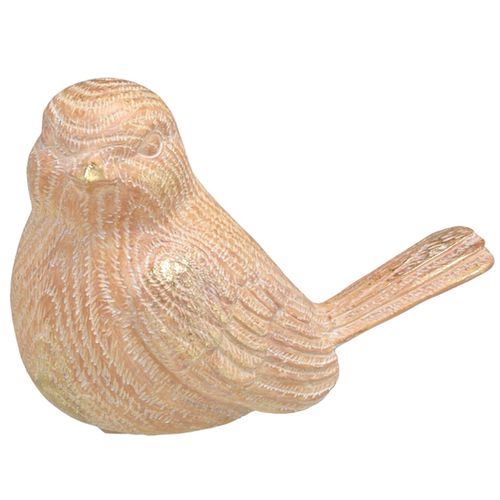 Pássaro Decorativo 17,5x9,6cm em Resina Mabruk