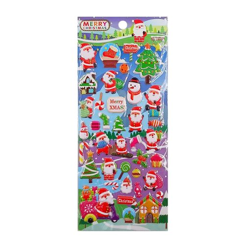 Cartela Adesiva Natalina 21cm em Plástico Michael Judi