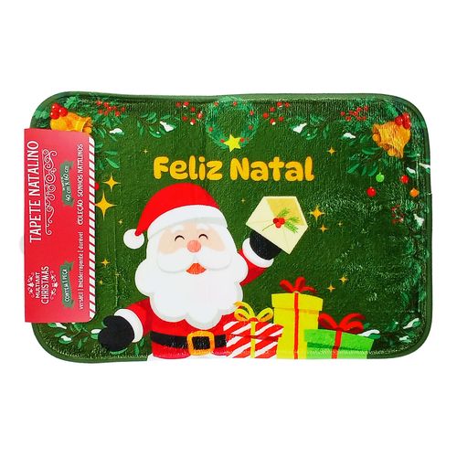 Tapete Decorativo Natalino 40x60cm em Poliéster Multiart