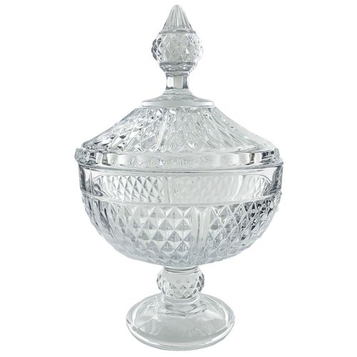 Bomboniere Diamond 16x19cm em Vidro Euroquadros