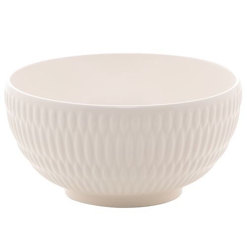 Bowl de Porcelana New Bone Toledo Branco 15x7cm Lyor