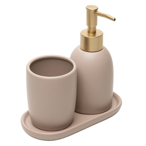 Kit Banheiro Londres 3 Peças em Cerâmica Lyor