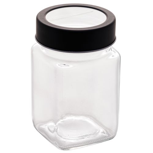 Pote 300ml C/ Tampa em Vidro Lyor