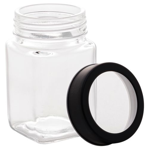Pote 300ml C/ Tampa em Vidro Lyor