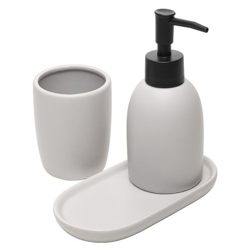 Kit Banheiro Londres 3 Peças em Cerâmica Lyor