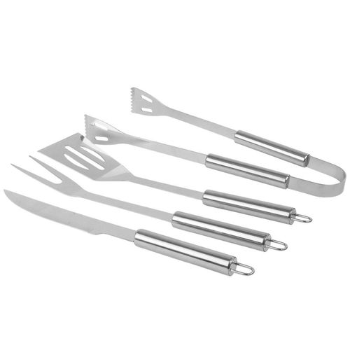 Kit P/ Churrasco C/ Maleta 4 Peças em Metal Top Rio