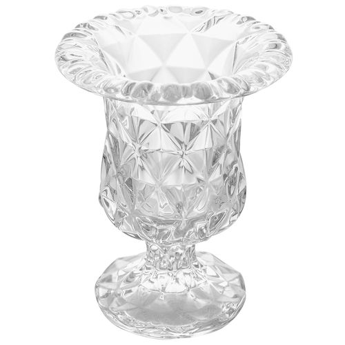 Vaso Decorativo Diamond 11x15cm em Vidro Lyor Coliseu Presentes
