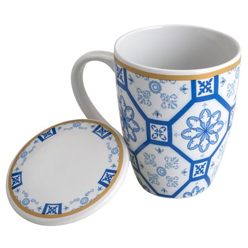 Caneca Infusor Braga 310ml em Porcelana Lyor