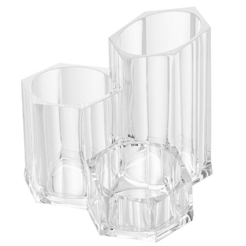 Porta Maquiagem 12x13cm em Acrílico Lyor