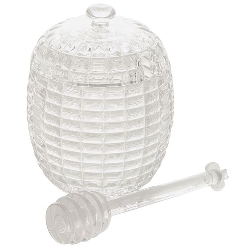 Meleira em Cristal C/ Pegador e Tampa Tress  210ml Lyor
