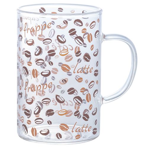 Caneca Coffee 280ml em Vidro Lyor