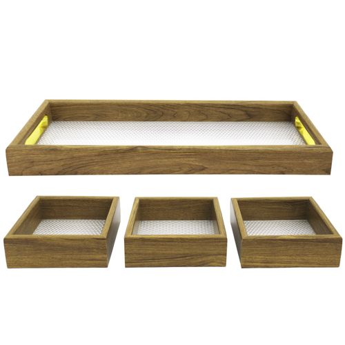 Jogo de Petisqueiras 3 Peças em Plástico Casita