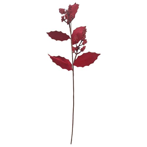 Folhagem Natalina Decorativa 65cm em Plástico Multiart