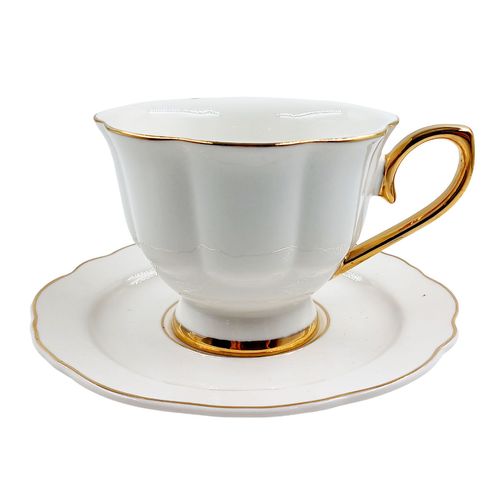 Jogo de Xícaras Mon Charmant 12 Peças 240ml em Porcelana Fullfit