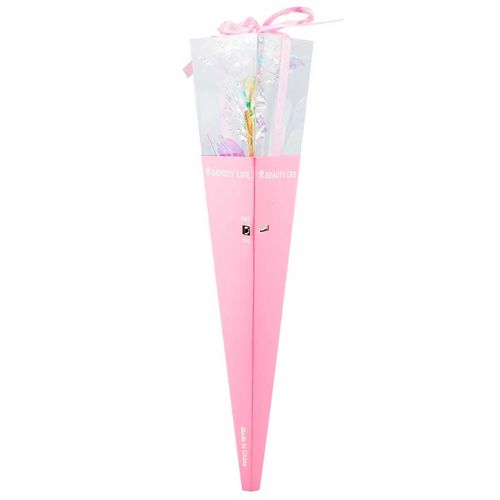 Rosa Led Decorativa 36cm em Plástico Taimes