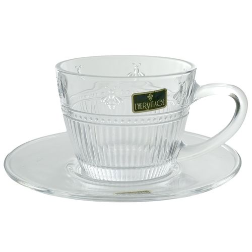 Jogo de Xícaras L'Hermitage 8 Peças 180ml em Cristal Fullfit