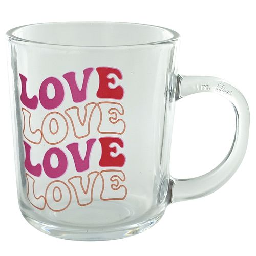 Caneca Amor 200ml em Vidro Interponte