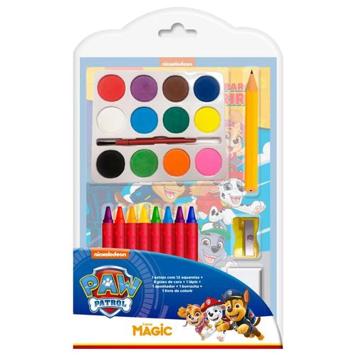 Kit Aquarela Patrulha Canina 25x15cm em Papel Magic Kids