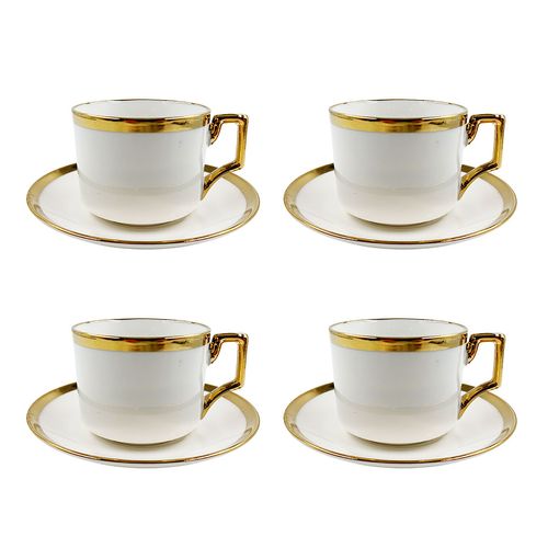 Jogo de Xícaras Olimpo 8 Peças 200ml em Porcelana Fullfit