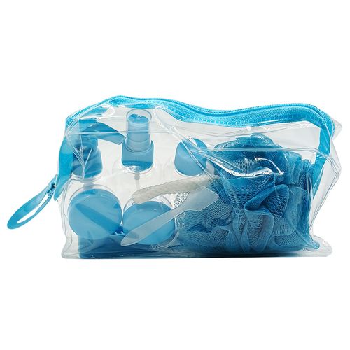 Kit Viagem Color 10 Peças em Plástico Interponte