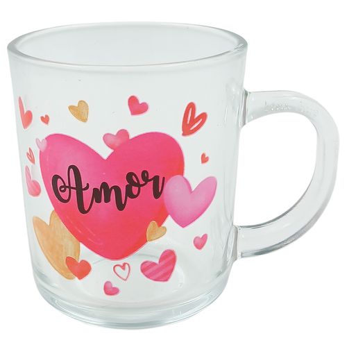 Caneca Amor 200ml em Vidro Interponte