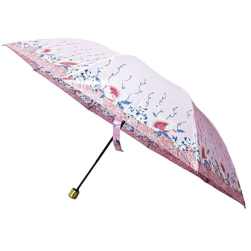 Guarda Chuva Floral 8 Varetas em Poliéster Facinato