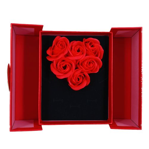 Porta Joias Dobrável Retangular 13x16cm em Plástico Y888