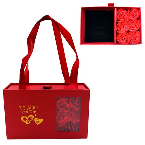 Porta Joias Flor 15x10cm em Papel Y888